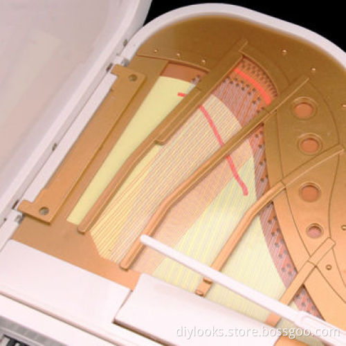 Romantic Piano Style Electric Music Box with Ballerina